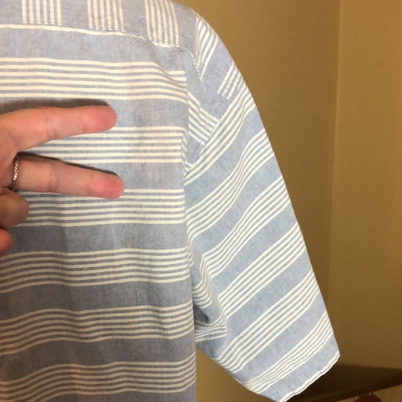 Vintage WALT DISNEY sz Medium Buttonfront Stripe Embroidered Mickey Mouse Cotton - Picture 12 of 16